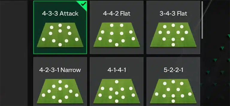 como elegir la mejor formacion para potenciar tu plantilla en fc mobile